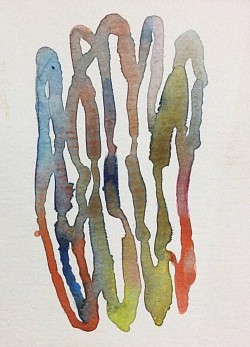 Viscera, 2004. Watercolor (4.5 x 6 inches) $200