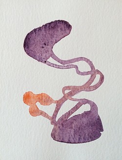 High-Tide, 2004. Watercolor (4.5 x 6 inches) $200