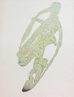 Elliposid, 2003. Watercolor (9 x 12 inches) $250