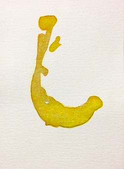 Hook, 2004. Watercolor (4.5 x 6 inches) $100