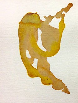 Blurb, 2004. Watercolor (4.5 x 6 inches) $100