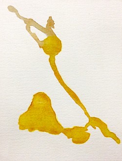 Spindle, 2004. Watercolor (4.5 x 6 inches) $100