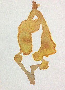 Tango, 2004. Watercolor (4.5 x 6 inches) $100